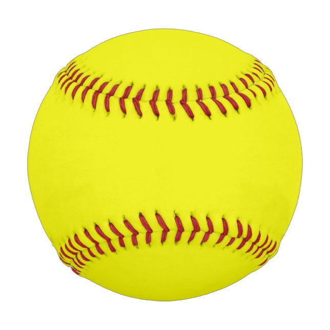 Aureolin (solid colour)  baseball (Front)