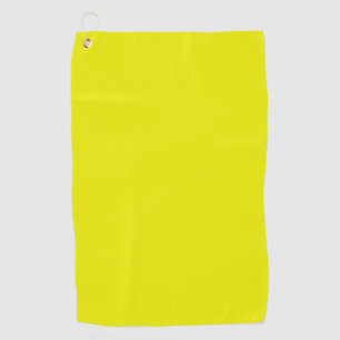 Aureolin (solid colour)  golf towel