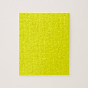 Aureolin (solid colour)  jigsaw puzzle