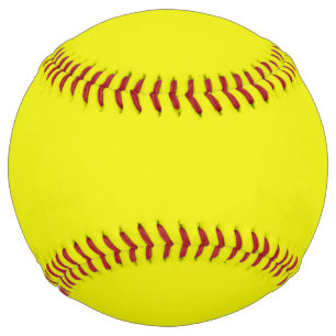 Aureolin (solid colour)  softball