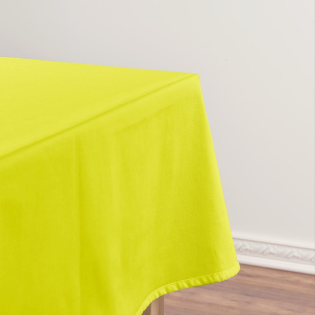 Aureolin (solid colour)  tablecloth (In Situ)
