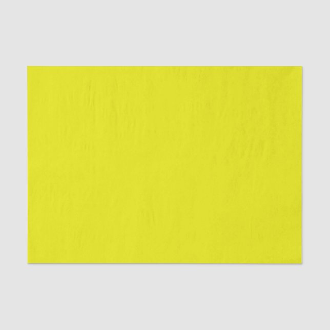 Aureolin (solid colour)  tissue paper (Front)