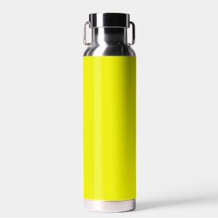 Aureolin (solid colour)  water bottle
