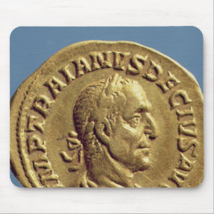 Aureus of Trajan Decius Mouse Mat