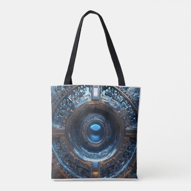 AUREVA Core: The Platinum Nexus Tote Bag (Back)