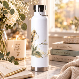 Aurevia Grace Collection Elegant Woman Water Bottle