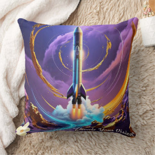 "Auric Launch Sequence" Cushion