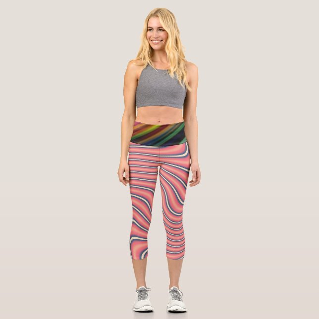 AuriFlex – Comfort Fit High-Waisted Capris (Front)