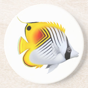 Auriga Threadfin Butterfly Fish Coaster