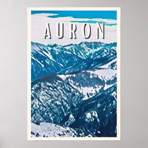 Auron Station de ski Poster