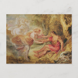 Aurora Abducting Cephalus, 1636 Postcard