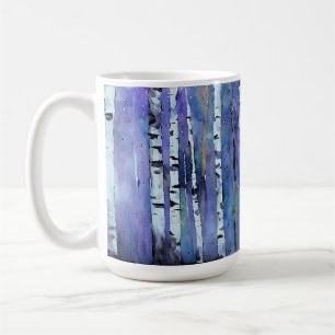 Aurora Among the Birch         Coffee Mug