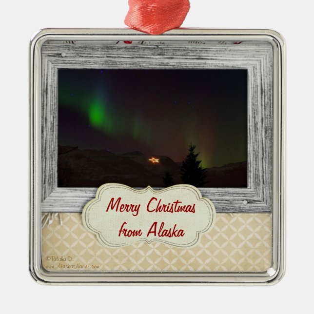 Aurora and The Star On The Mountain ornament (Front)