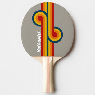 Aurora Arcade Stripe Loop with Name Ping Pong Paddle