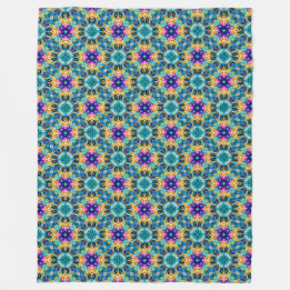Aurora Blossom Tapestry Fleece Blanket