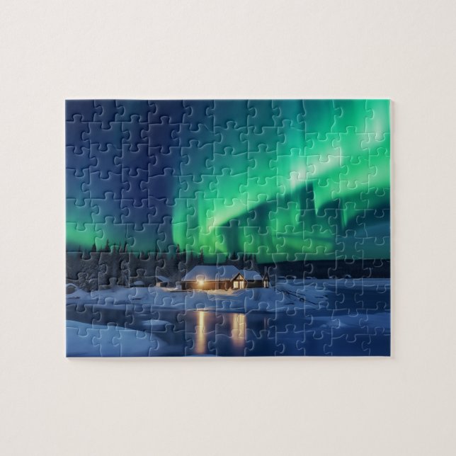 Aurora boreal Iceland Jigsaw Puzzle (Horizontal)