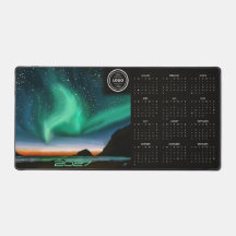 Aurora Borealis - 2027 Business Calendar Desk Mat