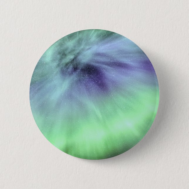 Aurora Borealis 6 Cm Round Badge (Front)