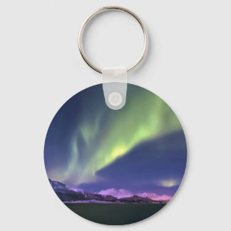 Aurora Borealis above Lyngenfjorden Norway Key Ring