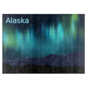 Aurora Borealis - Alaska Cutting Board