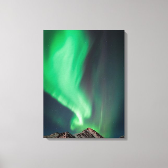 Aurora Borealis | Anchorage, Alaska Canvas Print (Front)
