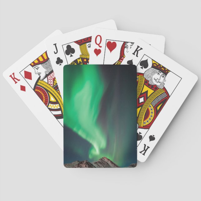 Aurora Borealis | Anchorage, Alaska Playing Cards (Back)