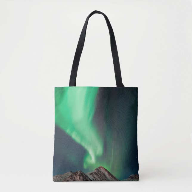 Aurora Borealis | Anchorage, Alaska Tote Bag (Front)