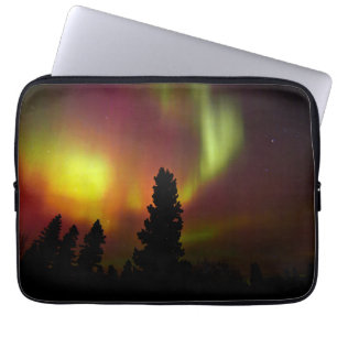 Aurora Borealis and Trees Laptop Sleeve