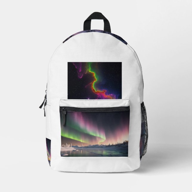 Aurora borealis backpack (Front)