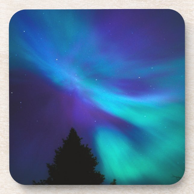 Aurora Borealis | Canada Ontario Sudbury Coaster (Front)