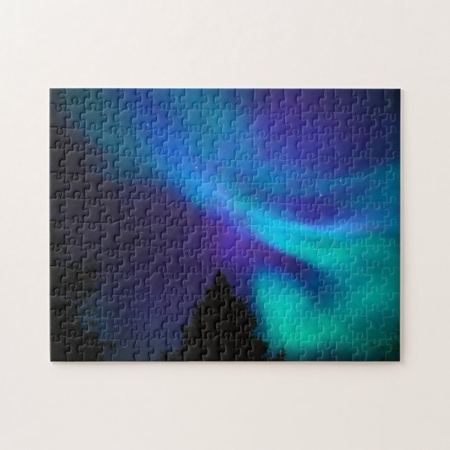 Aurora Borealis | Canada Ontario Sudbury Jigsaw Puzzle (Horizontal)
