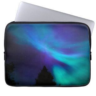 Aurora Borealis Canada Ontario Sudbury Laptop Sleeve