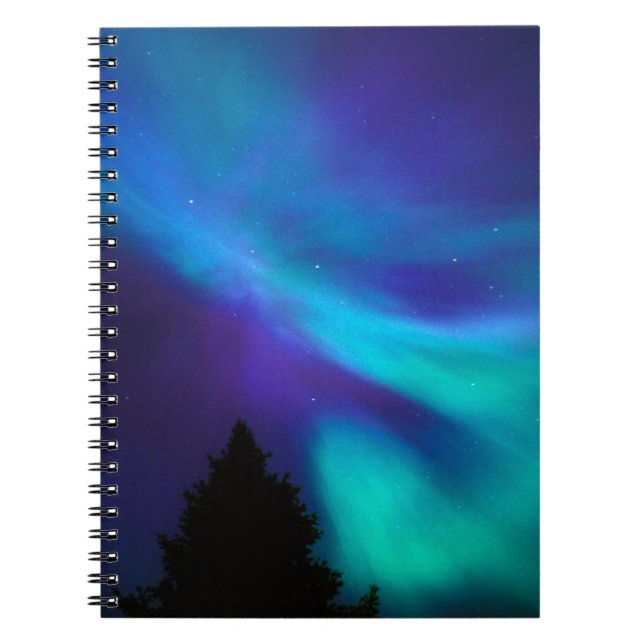 Aurora Borealis | Canada Ontario Sudbury Notebook (Front)