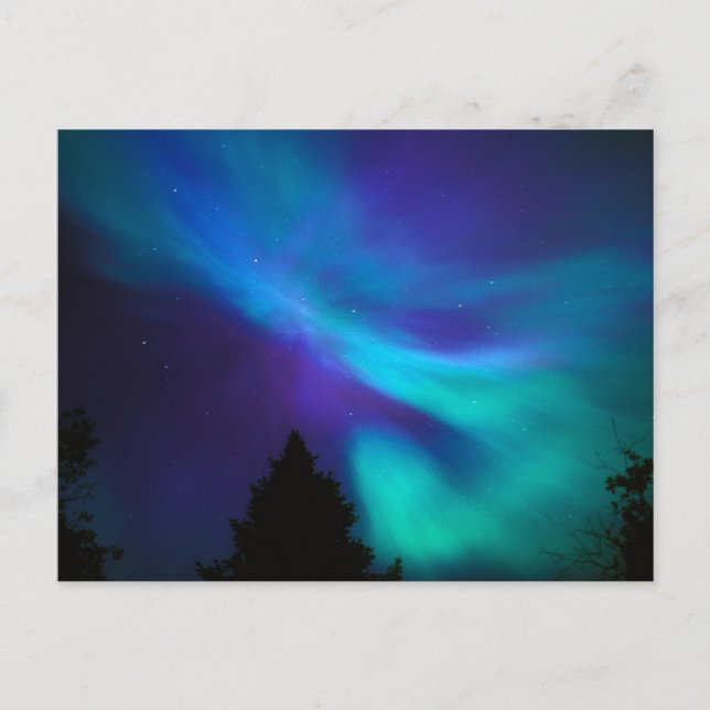 Aurora Borealis | Canada Ontario Sudbury Postcard (Front)