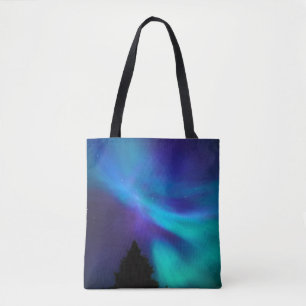 Aurora Borealis Canada Ontario Sudbury Tote Bag