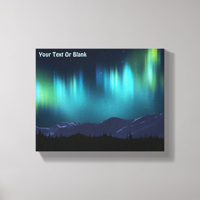 Aurora Borealis Canvas Print (Front)