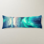 aurora borealis/Christmas/Winter Body Cushion<br><div class="desc">hint of Christmas</div>