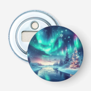 aurora borealis/Christmas/Winter Bottle Opener