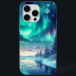 aurora borealis/Christmas/Winter iPhone 15 Pro Max Case<br><div class="desc">hint of Christmas</div>