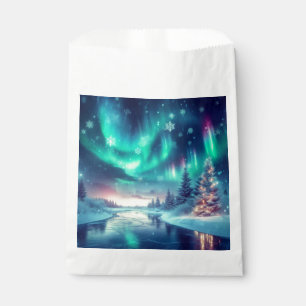 aurora borealis/Christmas/Winter Favour Bags