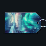aurora borealis/Christmas/Winter Gift Tags<br><div class="desc">hint of Christmas</div>