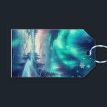 aurora borealis/Christmas/Winter Gift Tags<br><div class="desc">hint of Christmas</div>