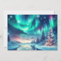 aurora borealis/Christmas/Winter