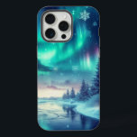 aurora borealis/Christmas/Winter iPhone 15 Pro Max Case<br><div class="desc">hint of Christmas</div>