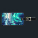 aurora borealis/Christmas/Winter Luggage Tag<br><div class="desc">hint of Christmas</div>