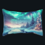 aurora borealis/Christmas/Winter Pet Bed<br><div class="desc">hint of Christmas</div>