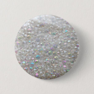 Aurora Borealis Crystals Image 6 Cm Round Badge