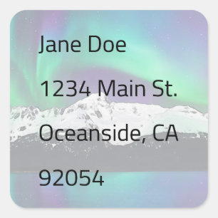 Aurora Borealis - Envelope Stickers