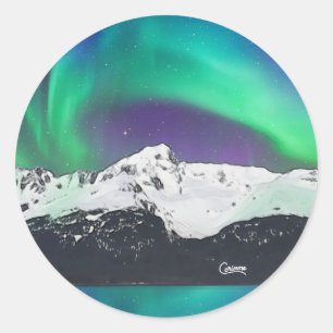 Aurora Borealis - Envelope Stickers