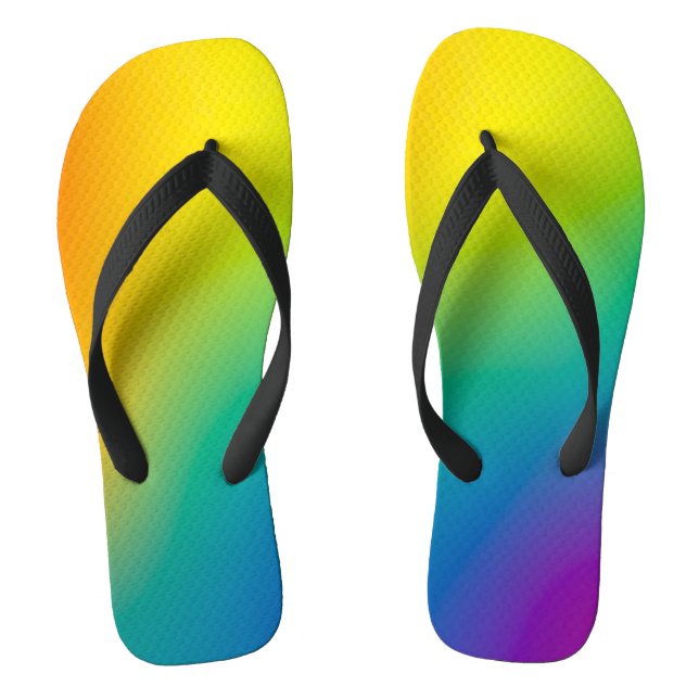 Aurora borealis flip flops (Footbed)